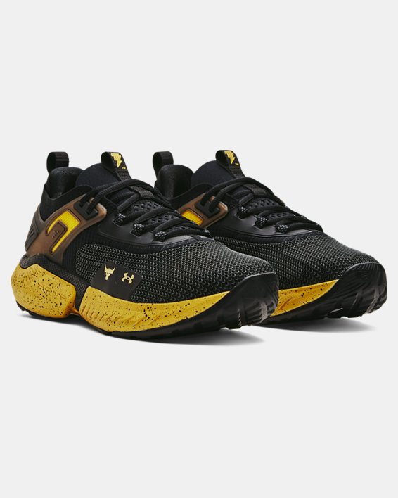 Unisex Project Rock 5 Black Adam Training Shoes, Black, pdpMainDesktop image number 3